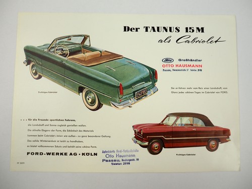 Ford taunus 15m cabriolet - taunus,