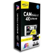 Digiquest CAM Tivusat 4K ULTRA HD Mit Inklusive Tivusat Smartcard