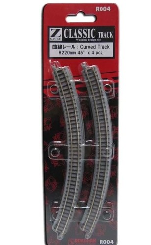 Rokuhan r004 gleis gebogen - gleis,
