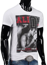 Muhammed Ali T-Shirt by Jeel Jeans Grau und Weiß Gr. S-XXL