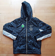Nike VFL Wolfsburg Matchworn Winter Stadionjacke VW Volkswagen Spieler S
