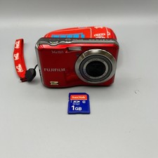 Fujifilm Digital Camera FinePix AX250 14.0MP Red + Case + SD Card - Full Kit
