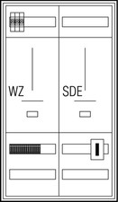 ABN Wandlerschrank ZWS2604N Zähler-Komplettschränke Wandlerschrank