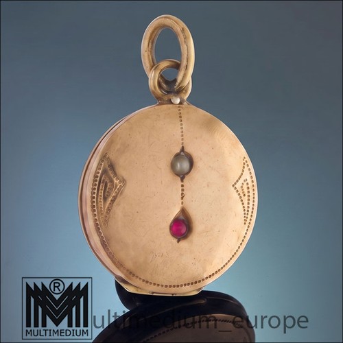 Jugendstil double rotgold - jugendstil,