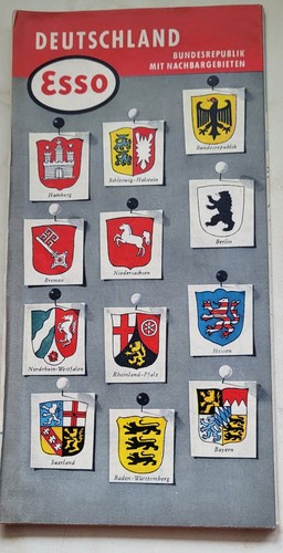 Esso landkarte bildkarte - esso, 1957
