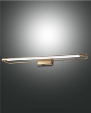 FABAS LUCE LED Wand Leuchte Lampe Rapallo 3552-26-119 messing matt IP44 Bad Flur