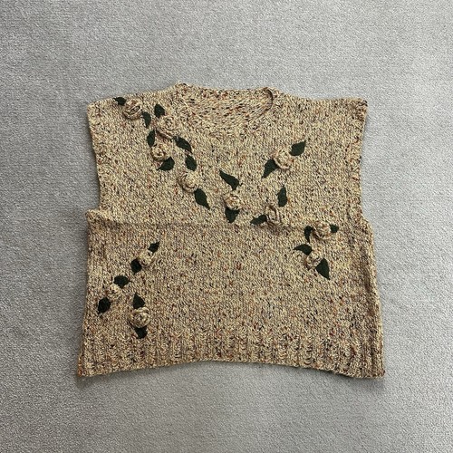 Aran damen weste - aran, 2xl