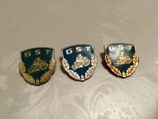 DDR  GST  Motorsport Leistungsabzeichen  Metall  gold-, silber-und bronzefarben