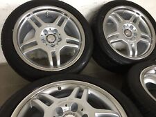 4 AMG Felgen + Michelin 7,5 + 8,5 x 17 Mercedes W203 W202 W209 R170 R171 W208 