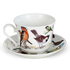 Jumbotasse mit Untertasse