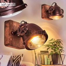 Vintage Wand Lampen rostfarben