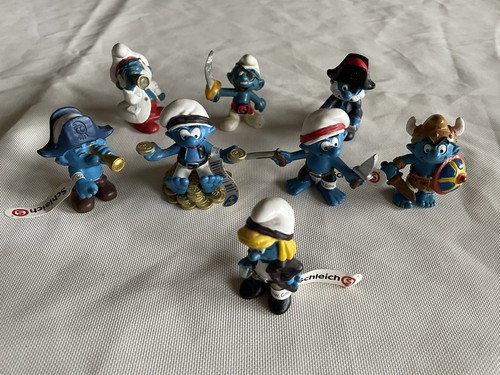 Schlümpfe schleich - 8x,