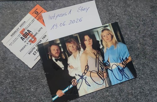 Abba autogramm komplett - abba,