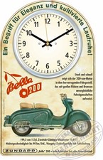 Oldtimer Wanduhr Motiv