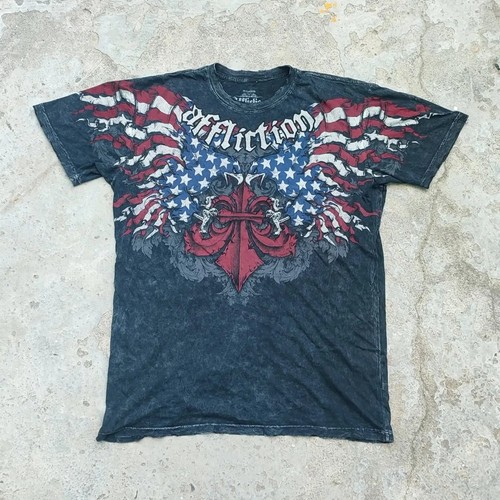 Affliction shirt herren - t-shirt, y2k