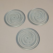  glass Butzenglas Ersatz Hellblau Türkis Glasbutzen 10cm Rund  Butzenscheibe