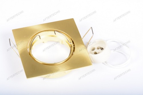 Gold satin halter vertieft - satin,