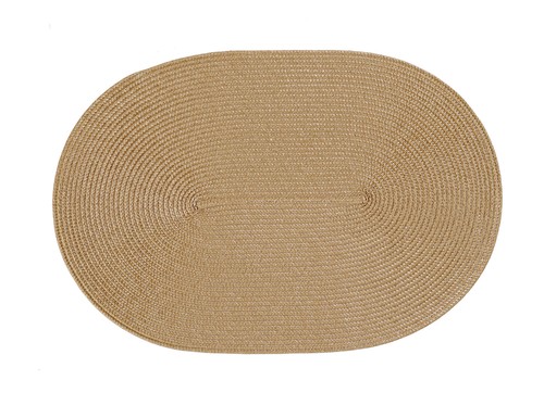 Tischset oval polypro caramel - oval,