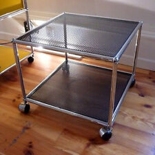 * USM Haller Beistelltisch 50x50x35 * Schwarz perforiert / gelocht Couchtisch *