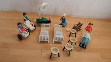 Alte Playmobil Figuren Krankenstation Trage Bett Rollstuhl etc. 70er 80er Jahre