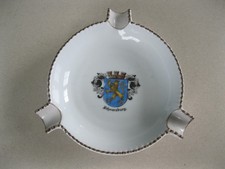 Schwarzburg Wappen alter DDR Aschenbecher Ascher ashtray Andenken Porzellan