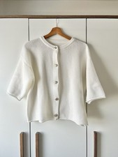 Strick Woll Kurzarm Weste