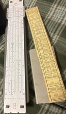 Rechenschieber ARISTO Studio Nr 0968 (34cm) in Original-Schuber & Tabelle/Lineal