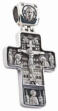 Russisch Orthodoxe 925 Silber Kreuz  NEU