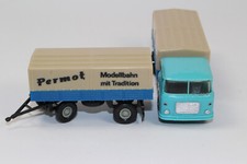 hp1225, RAR Hruska Permot LKW Skoda Hängerzug PP Permot Modellbahn mit Tradition