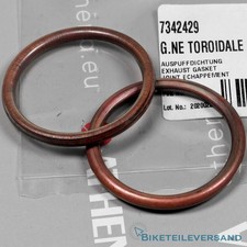 2X Krümmerdichtung Auspuffdichtung f. Honda VT 600 V Shadow Transalp 650 V 700 A