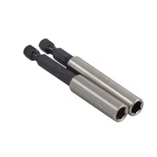 Magnet Bithalter 60mm lang ¼“ Bitaufnahme Bit magnetisch CRV Schraubvorsatz