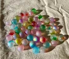 50x Glasmurmeln 12 mm bunt &
