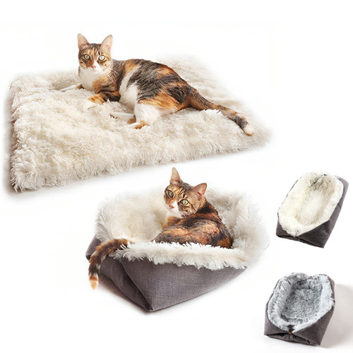 Katzenbett und tierdecke - und,