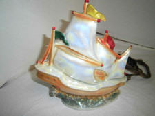 Rauchverzehrer Segelschiff Porzellan True Vintage