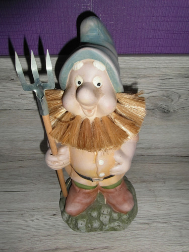 Dekofigur alter gartenzwerg - -,