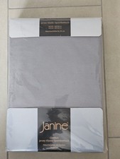 Spannbettuch Jersey Elastic "Janine", hellgrau, für Doppelbett (2x2m)