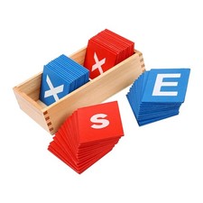 Sandpapier-Buchstaben, Buchstabenspiel, Vorschulspielzeug für Kinder im