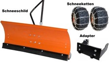 Schneeschild für Rasentraktor