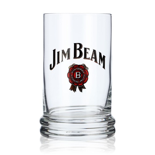 Jim beam whiskey glas tumbler - jim,
