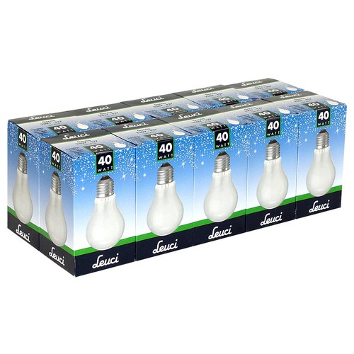 10x leuci glühbirne - 40w, e27