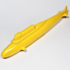 60er Jahre DDR Wasser Spielzeug U-BOOT 179 EVP-,75M Badewanne Yellow Submarine