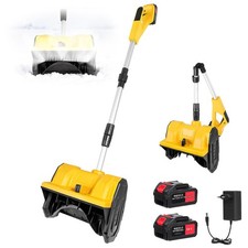 21V für Makita Akku Schneeschaufel Schneeschieber Elektrische Schneefräse+2 Akku