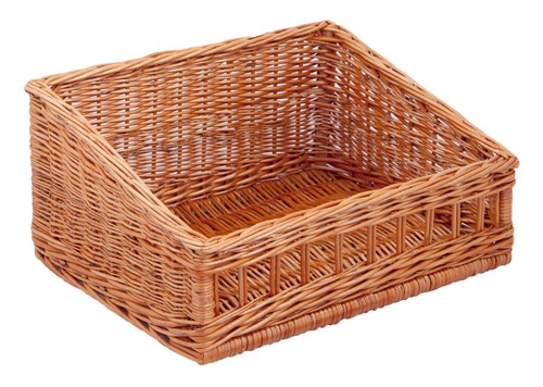Regalkorb schräg naturbraun - schräg,,