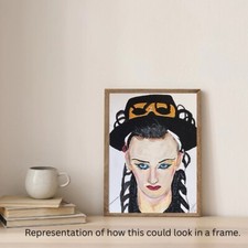 Boy George Pop Art Druck