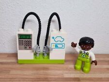 Lego Duplo Kleine Tankstelle Benzin Strom Mit Tankwartin