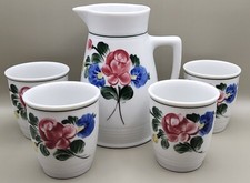 Lilien Porzellan Pitcher And 4