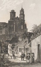 FOLTZ (19.Jhd) nach ALT (*1789), Dorfleben in Klosterneuburg, Sst. Romantik