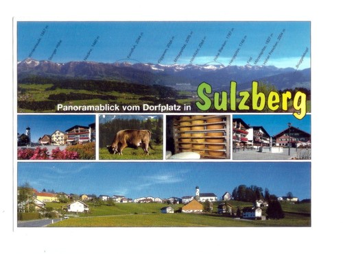 Postkarte sulzberg - -,