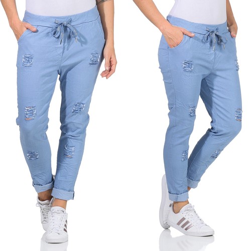 Chino hosen damen jeans - jeans, risse