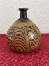 Erwin EISCH Vase Glasvase - SIGNIERT Eisch 82 H:ca:10,5cm ∅ ca. 9cm